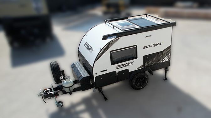 ProRV Echidna Pod Caravan Side View Left Angled.