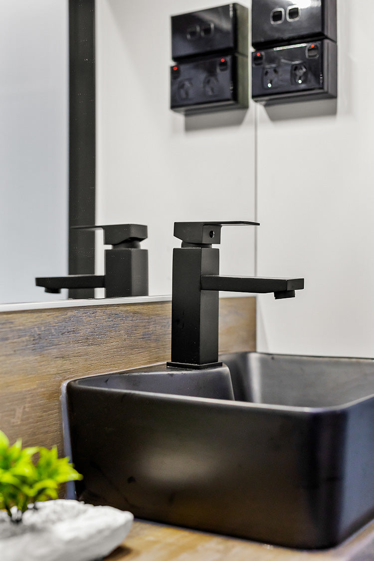 ProRV Puma Aluminium Frame Caravan Interior Toilet Tap and Sink.