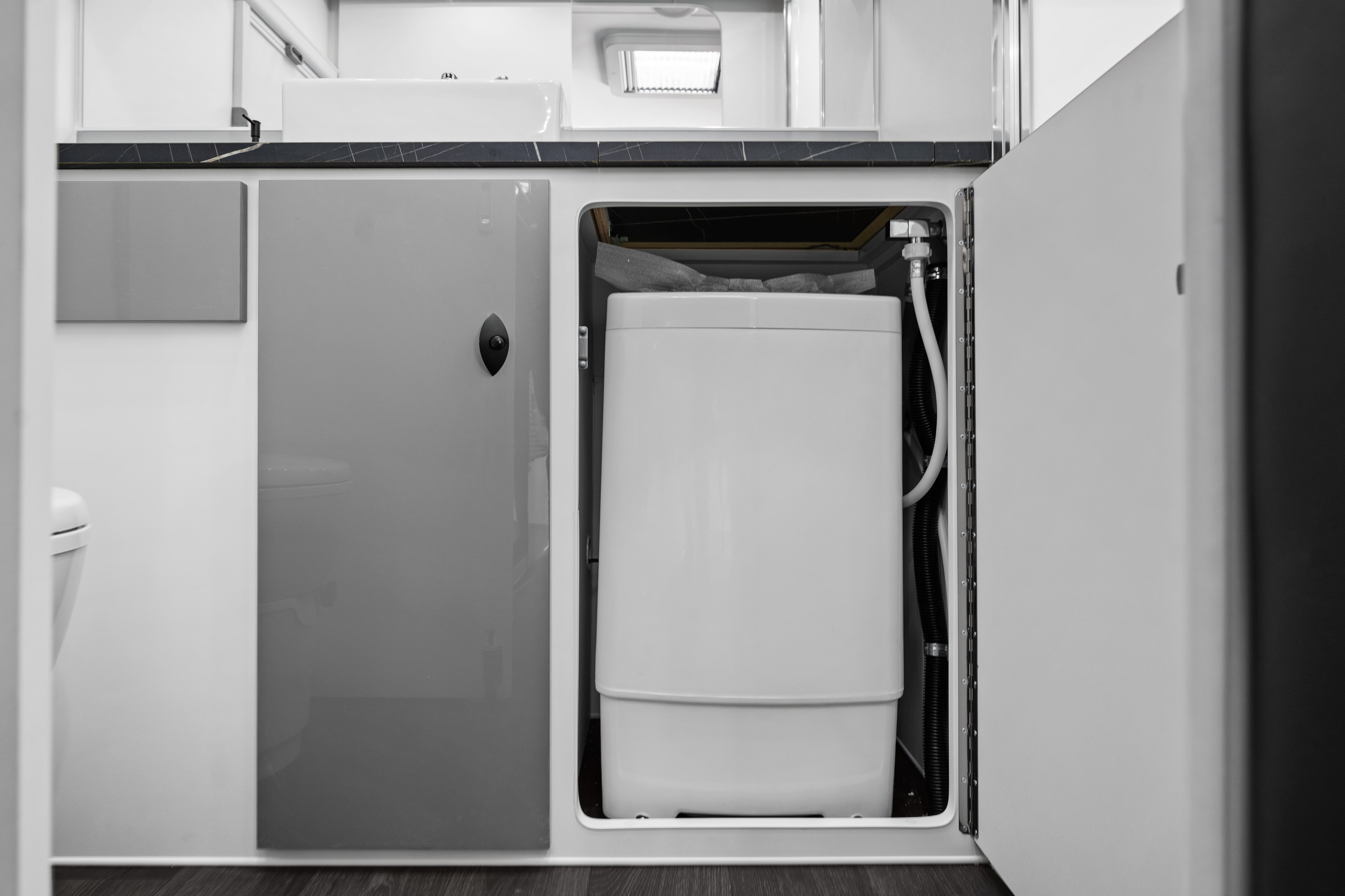 ProRV Rextor Aluminium Frame Caravan Interior Toilet.