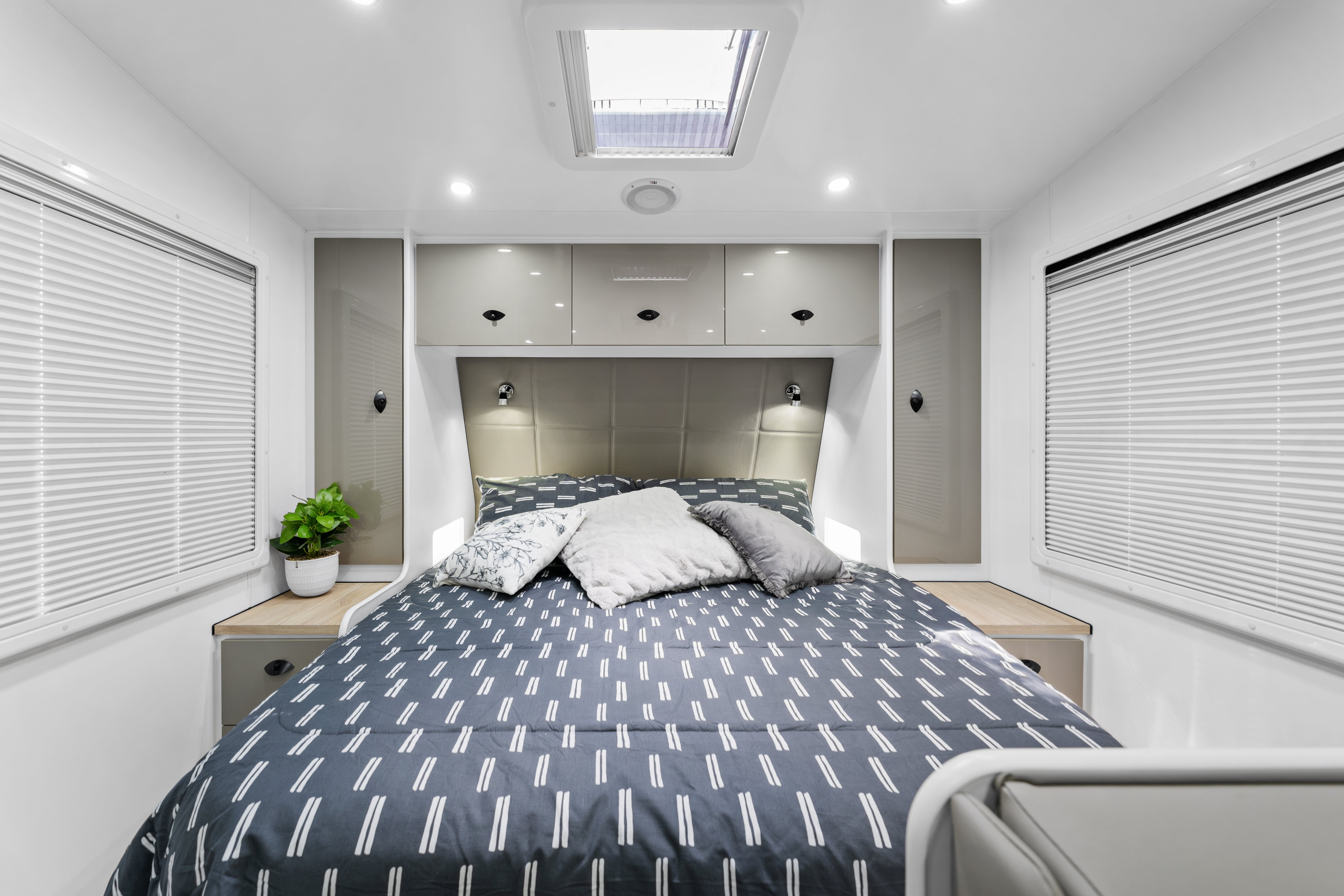ProRV Cougar Caravan Interior Bed.