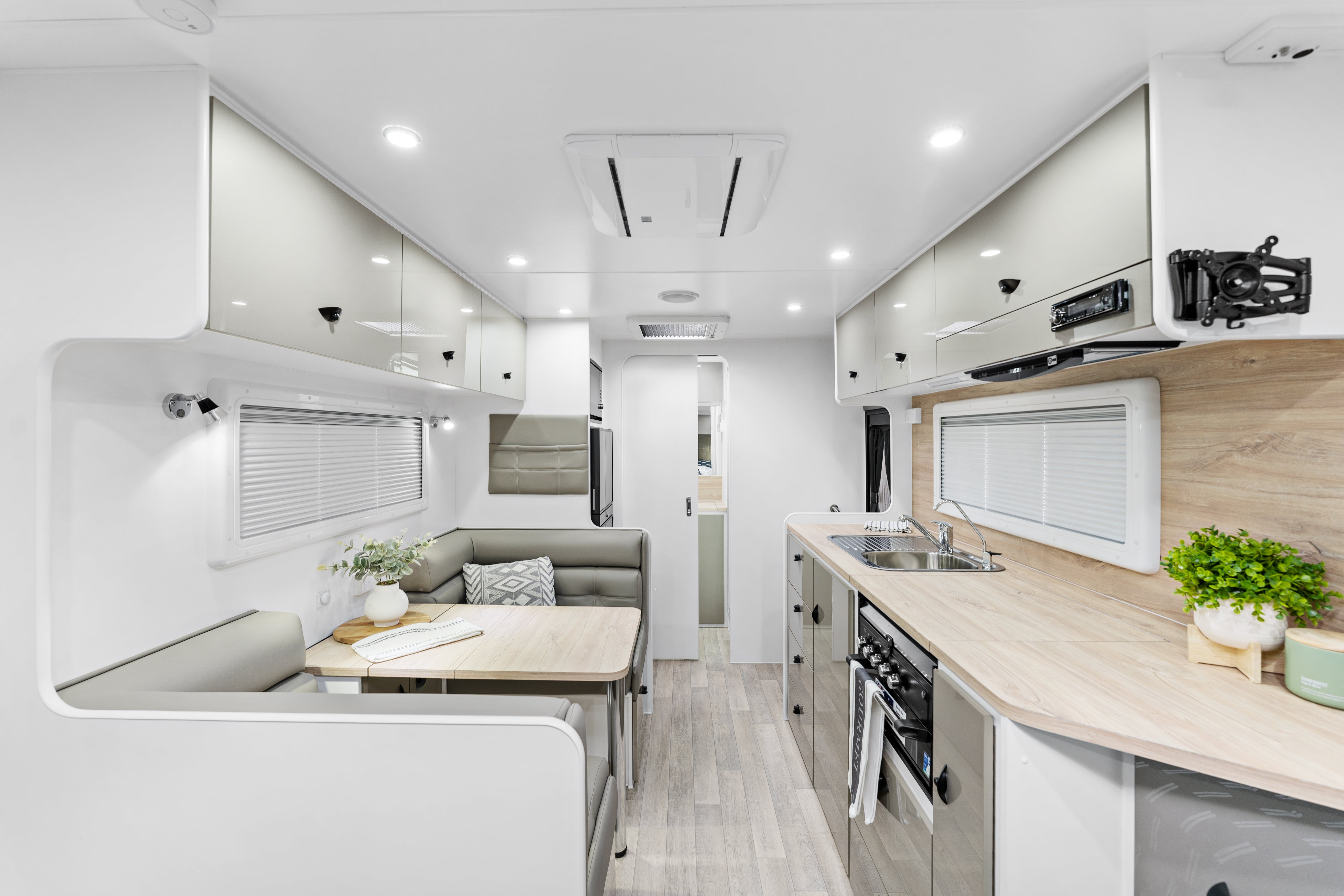 ProRV Cougar Caravan Interior Living Area Full View.