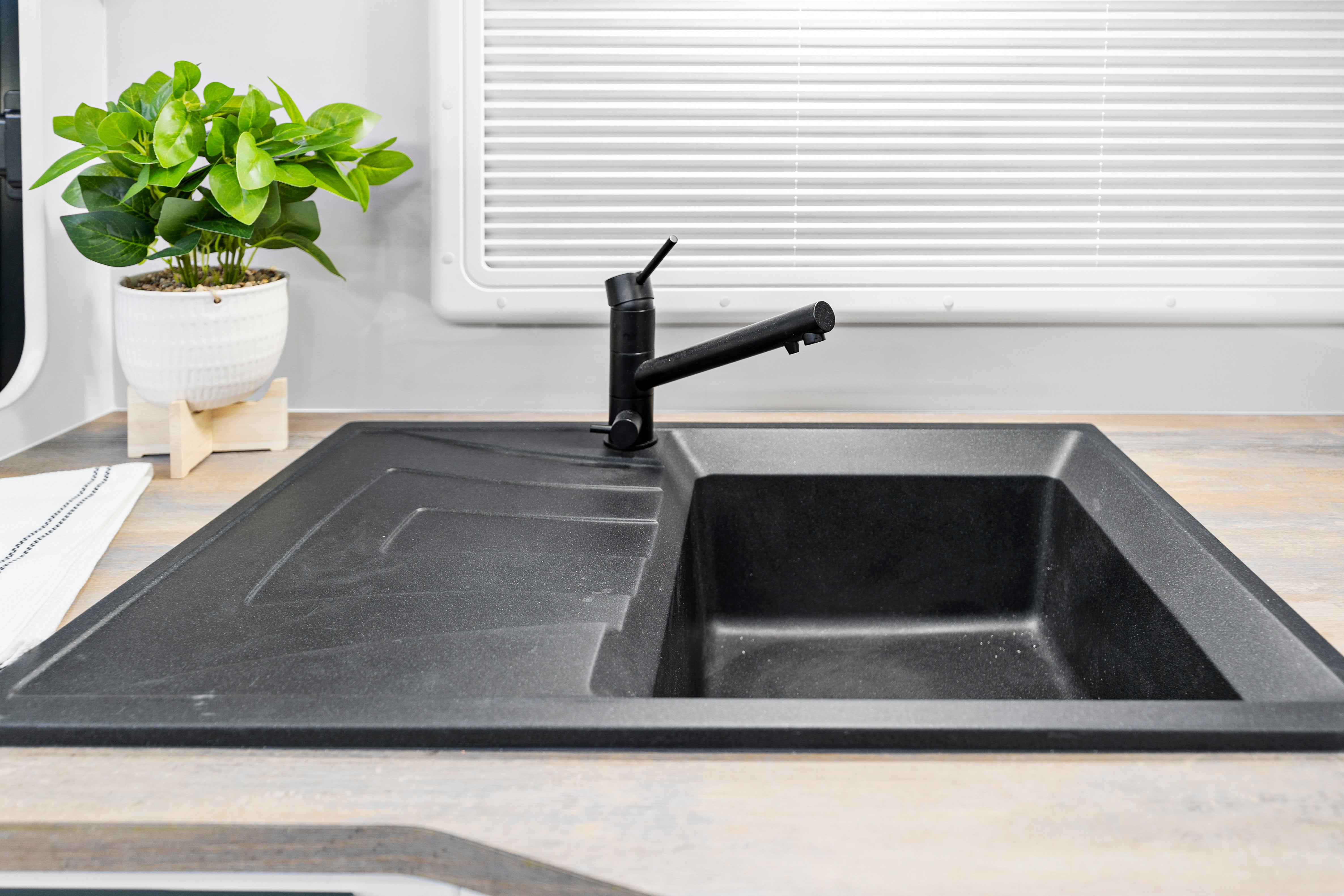 ProRV Panther Aluminium Frame Caravan Interior Tap and Sink.