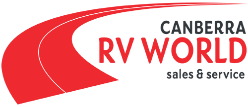 RV World Canberra logo.